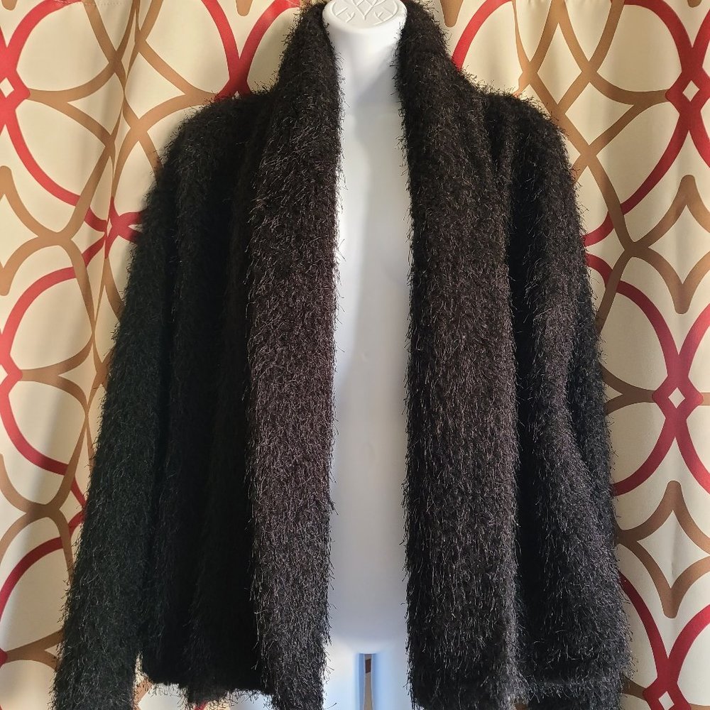 NWOT Jack BB Dakota Faux Fur Long Sleeve Open Blazer